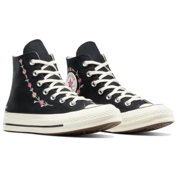 Converse 1970s Comfortable and Versatile High-top Canvas Shoes Unisex Black