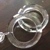Handing Hot Drops Ring Parts Glass Pendant Prisms Refurbishing Lamp Repair Crystals Lamp