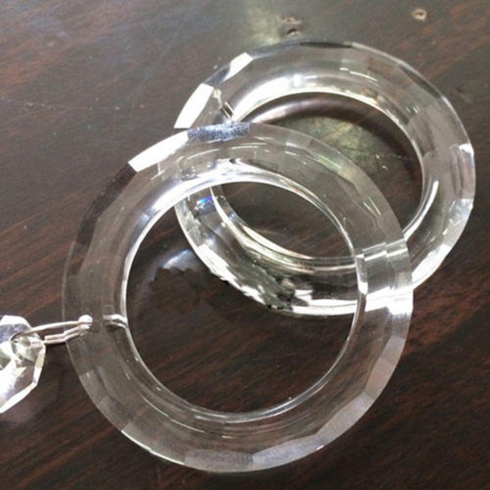 Handing Hot Drops Ring Parts Glass Pendant Prisms Refurbishing Lamp Repair Crystals Lamp