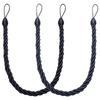 1Pc  Curtain Ropes Tiebacks Tie-Backs Curtain Handmade Holdbacks Clip Buckle Rope Home Decorative Room Accessories Curtain Tieback