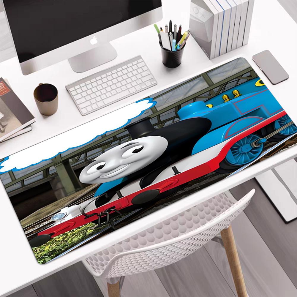 Thomas Theme Mouse Pad, Non Slip Rubber Base, Multifunctional Office & Home Decor, Perfect for Workspace Personalization.