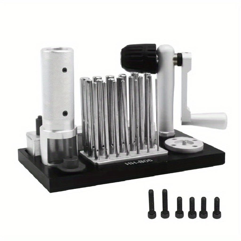 1pcs Stainless Steel Wire Puller with 20 Mandrels Small Round Tube Wire Tightener Hand Crank Hand Reel Wire Winder Jewellery Collar Tools Drawing