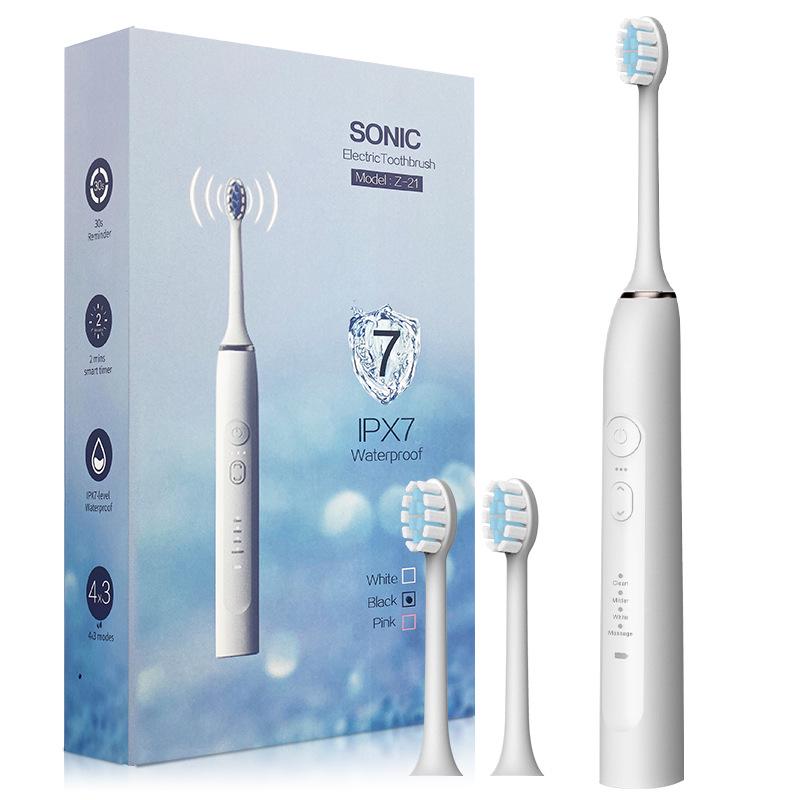 «Умная электрическая зубная щетка Sonic для пар — трансграничная зарядка, мягкие щетинки, автоматическая очистка».