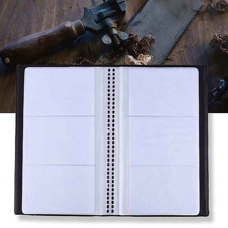 180 карточек Позиция Кожаный Визитница Книга Чехол Органайзер Визитки ID Кредитная карта Держатель Чехол