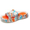 Men's Sandals New Big Size Thick-soled Casual Sports Slippers EVA Lightness Breathable Men's Shoes Graffiti Outdoor Beach Shoes