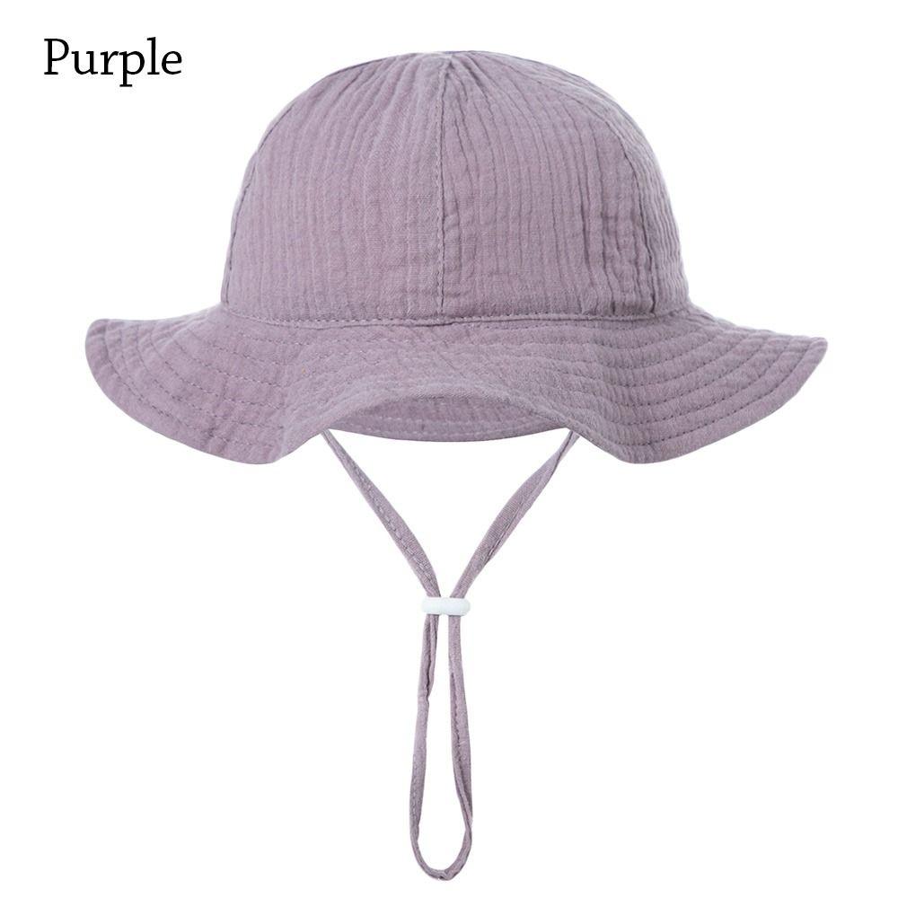 Boys Girls Cute Cartoon Baby Sun Cap Kids Bucket Hat Beach Hat Panama Cap