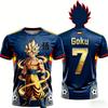 2026 Летняя Ретро Футболка Dragon Ball для Фитнеса Мужская Оверсайз 3D Печать Короткий Рукав Семейная Унисекс Детская Спортивная Футболка