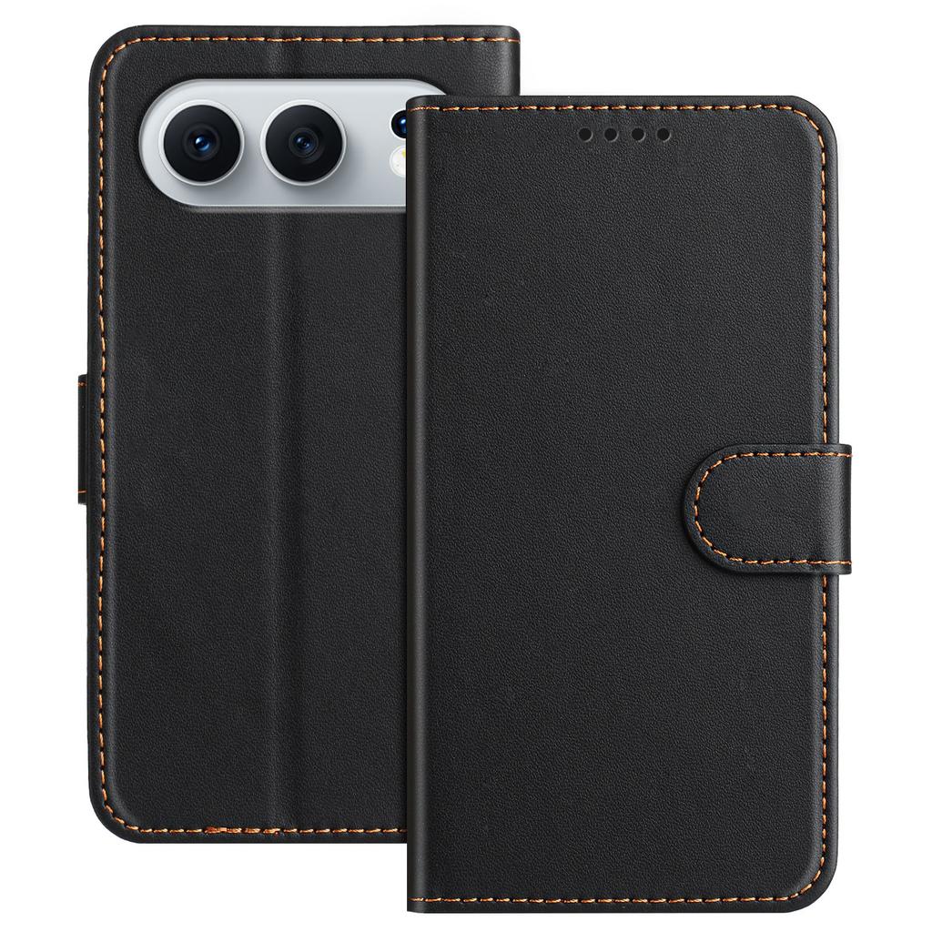 Для Honor 500 5G Кожаный Чехол Кошелек Подставка Однотонный Противоударный Чехол для Телефона