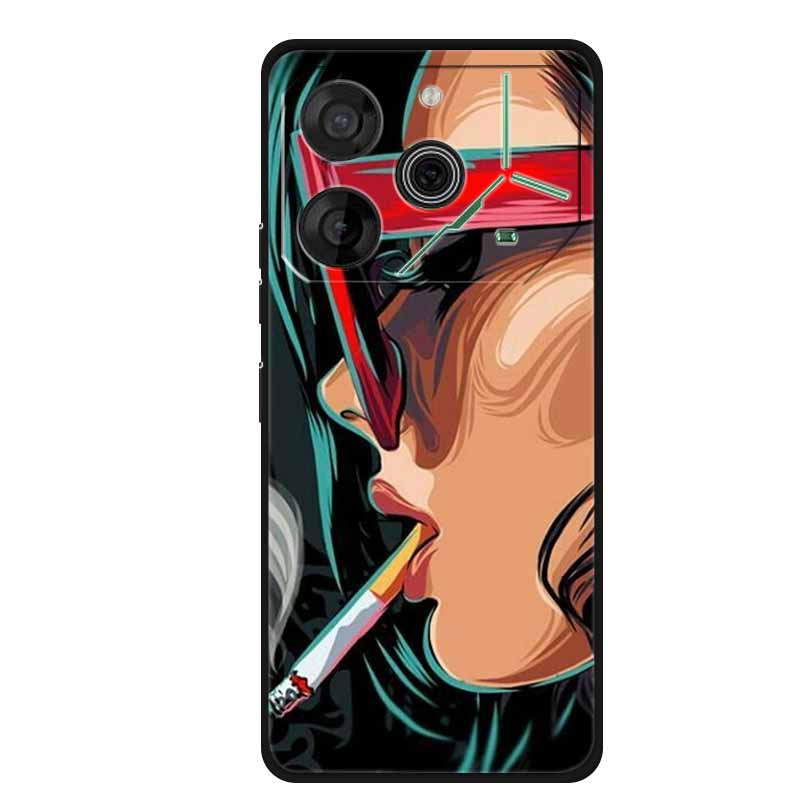 Чехол для Tecno Pova 6 Neo Животные ТПУ Мягкий Силикон Задняя Крышка Чехлы для Телефона для Tecno Pova 6Neo 6.78" Ударопрочный Волк Крутой funda