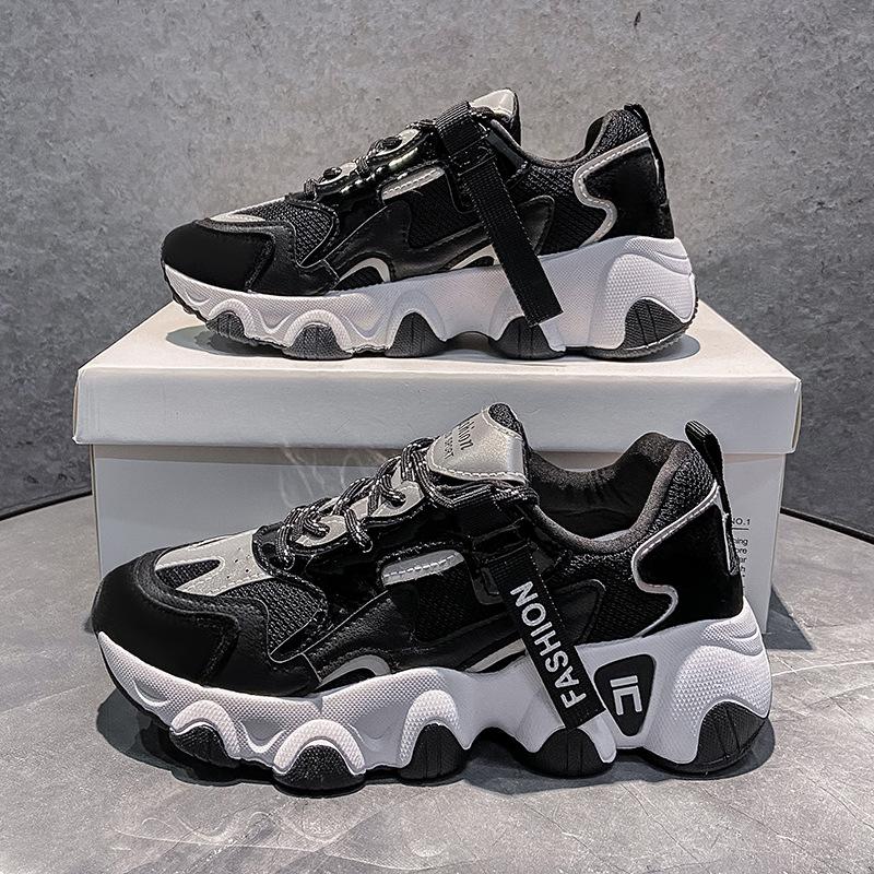 Женская повседневная обувь на толстой подошве, дышащая спортивная обувь, повседневные кроссовки, кроссовки