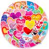 50 Pcs Valentine's Day Stickers For Kids Love Sticker For Teens Girls Adults Waterproof Scrapbook Stickers For Laptop Water Bottle
