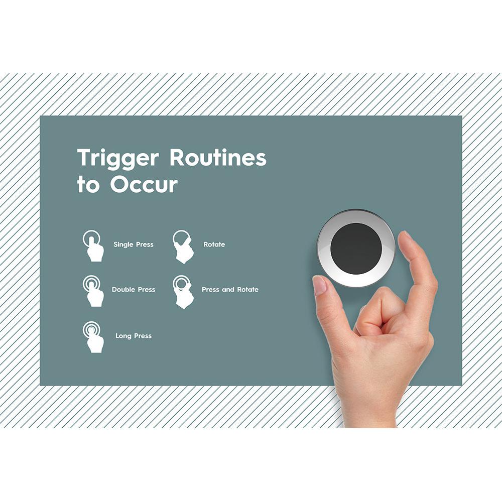 ZigBee 3.0 Smart Button Rotary Knob for DIY Home Automation Scene Linkage APP Remote Control Intelligent Light Switch