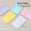 Мультифункциональная палитра для нейл-арта с мультяшным дизайном: Органайзер для смешивания и рисования гель-лаками