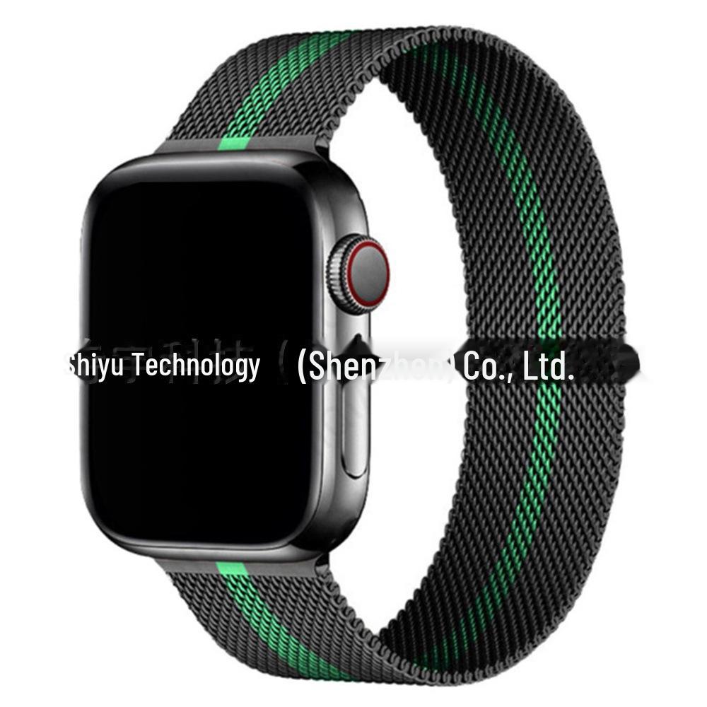 Совместимый металлический ремешок-петля для Apple Watch Series 5-9, SE