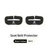 hijk1 Car Seat Belt Buckle Protector Safety Belt Anti-scratch Cover For Volkswagen VW Golf 4 6 GTI Tiguan Passat B5 B6 B7 CC Jetta MK5