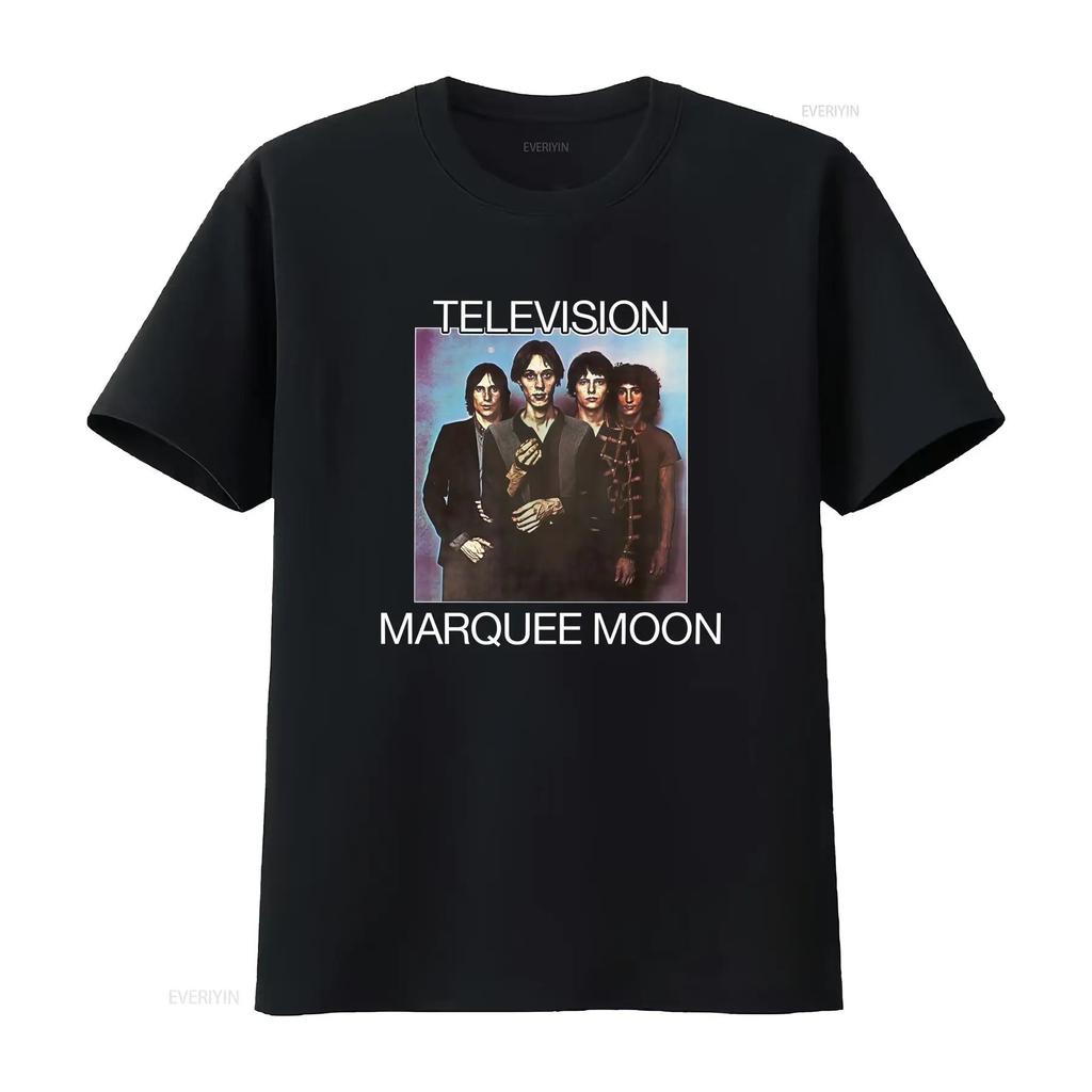 Television Marquee Moon T Shirt New Yorkais Vintage Washed Soft Top For Everyday Wear Stylish Comfortable Fashion Streetwear