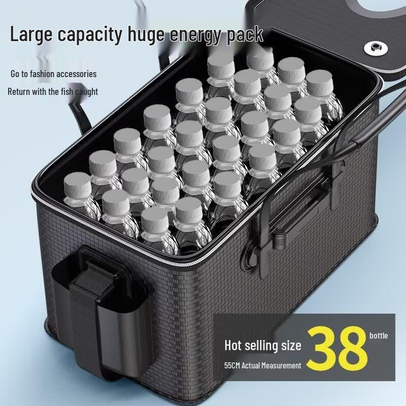 HANDUNYOU Multi-functional Foldable Fishing Bucket & Box