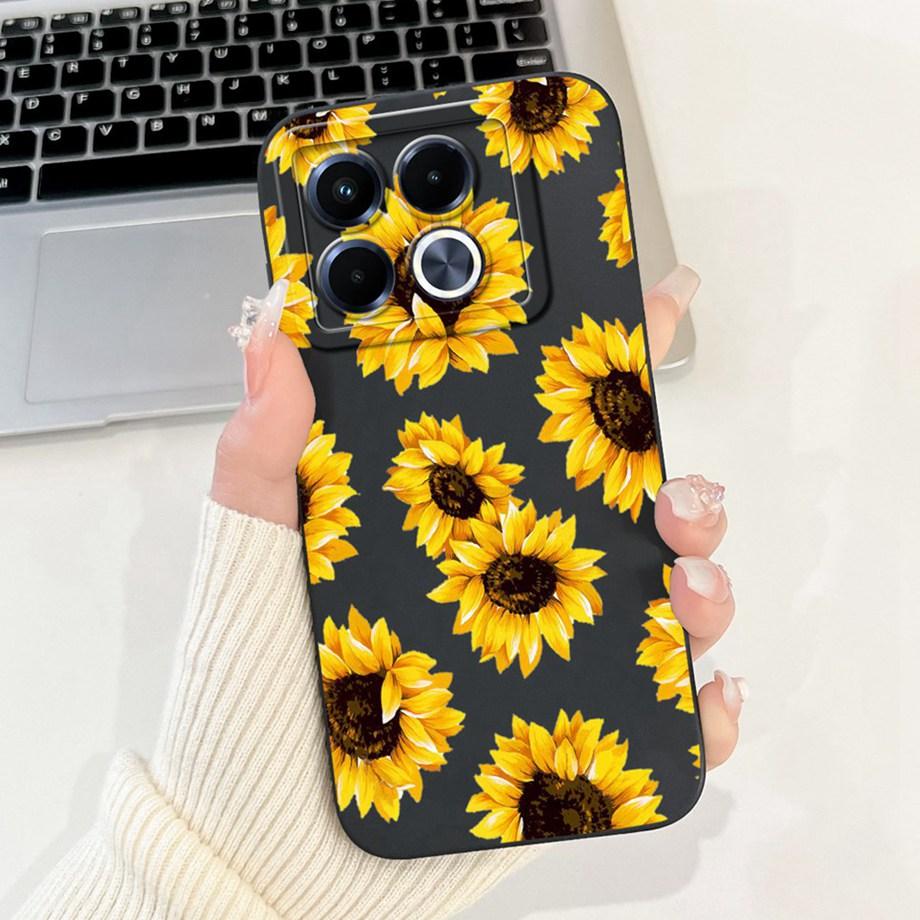For Infinix Note 40 5G X6852 Phone Case Silicone Soft Back Cover For Infinix Note40 X6851 Bumper Dragon Cat Flower Butterfly Bag