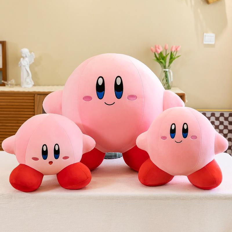 30/40/50cm Anime Star Kirby Figure Plush Toy Soft Animal Doll Pink Doll Accompany Sleeping Pillow Room Ornament Decor For Gift