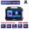 9 Inch Android Car Radio Carplay For KIA Sportage 3 2010-2016 Multimedia Video Player GPS Navigation WIFI 4+64GB
