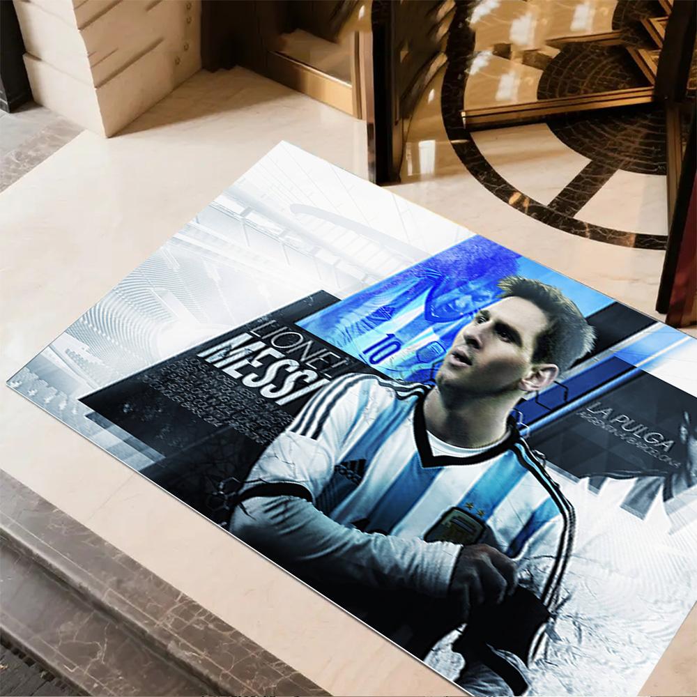 Messi's Argentina Legacy Floor Mat Perfect for Outdoor Living Rooms Balcony Bedrooms Anti-slip Rug Office home decor