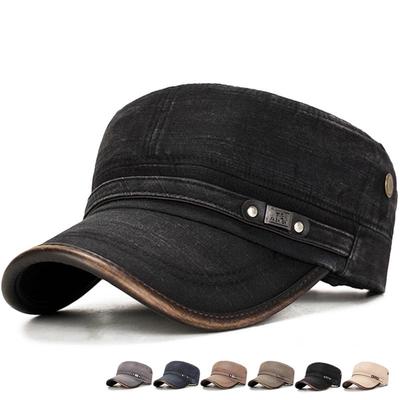 Новая винтажная кепка с плоским верхом, классическая бейсболка Snapback, мужская и женская хлопковая кепка дальнобойщика, шляпа для папы