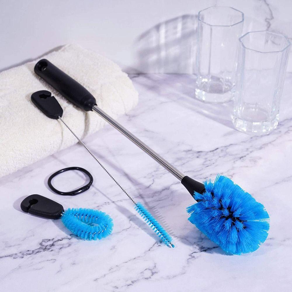 Stainless Steel Water Bottle Cleaning Brush Set Nylon Long Handle Bottle Cleaner Set Straw