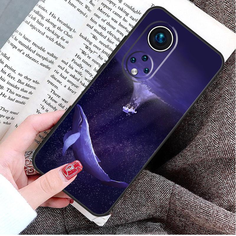 Чехол Морской Кит Нарвал для Honor Magic 8 6 7 Lite Honor 400 200 Pro 50 70 90 X8c X8b X9a X9c X9b X9d Win Cover