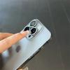 Роскошный матовый ультратонкий мягкий чехол TPU для iPhone 15 14 13 12 11 Pro Max прозрачный металлический защитный чехол для камеры