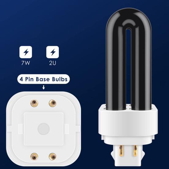 Mosquito Light Tube U Shape Mosquito Eradication Long Service Life Universal Energy Saving Mosquito Light Bulb Office Supply