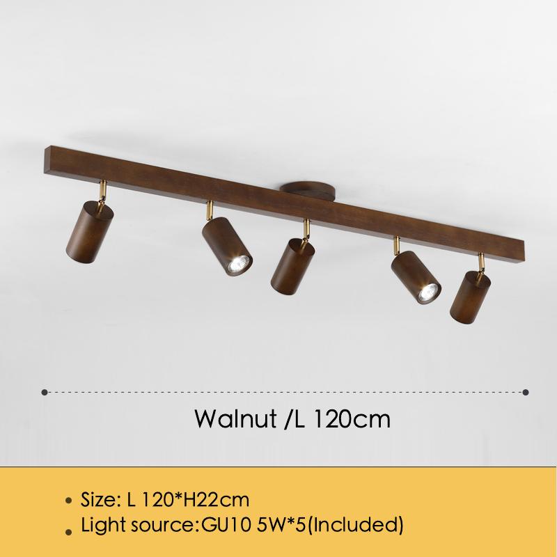Светодиодный потолочный светильник Nordic Wooden, потолочный прожектор, светодиодные светильники на рельсах для гостиной, спальни, кухни, ресторана, украшения