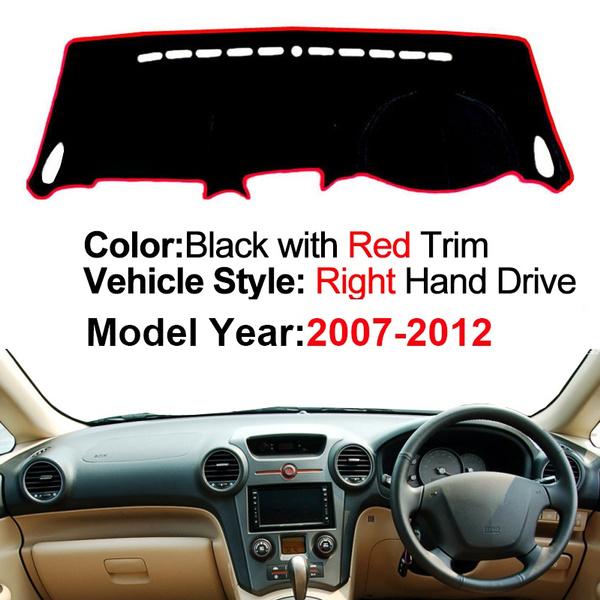 2 Layers Car Dashboard Cover DashMat Carpet Cape Sun Shade For KIA Carens 2007- 2017 2018 2019