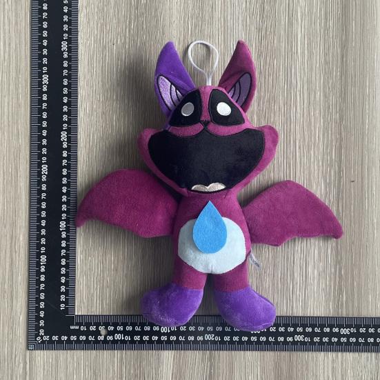 Страшный фиолетовый кот, улыбающаяся плюшевая игрушка, мягкая подушка с большим ртом, мягкая пушистая кошачья плюшевая игрушка, уникальный плюшевый кот для любителей игр, детей