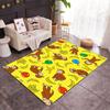 Tayo's Colorful Bus Parade Themed Anti-Slip Rugs - Polyester Home Decor, Suitable for Bedrooms, Living Rooms, Doorways, Studios, and Decorations