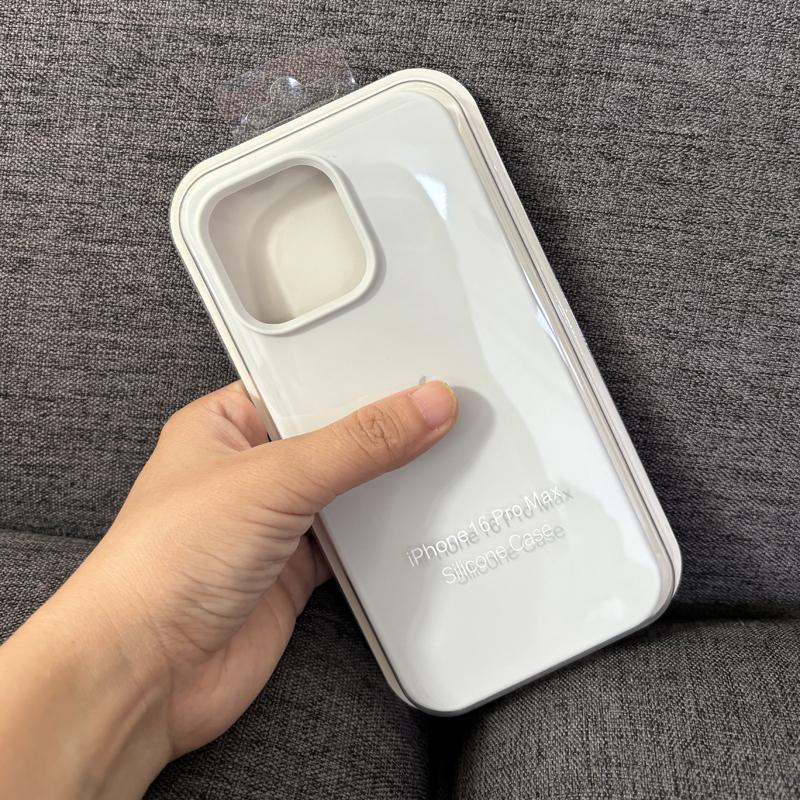 Чехол Apple Original 16 Pro max для Apple 15 14 13 12 Pro max из мягкого силикона с защитой от скольжения и грязи