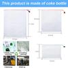 5pcs/set Reusable Produce Mesh Bags Eco Friendly Fruit Vegetable Bags for Kitchen Storage Net Merchandise Bags with Drawstring