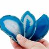 Agate Geode Slice Stone Brazil Healing Jewelry Accessories Home Decoration DIY Quartz Pendant