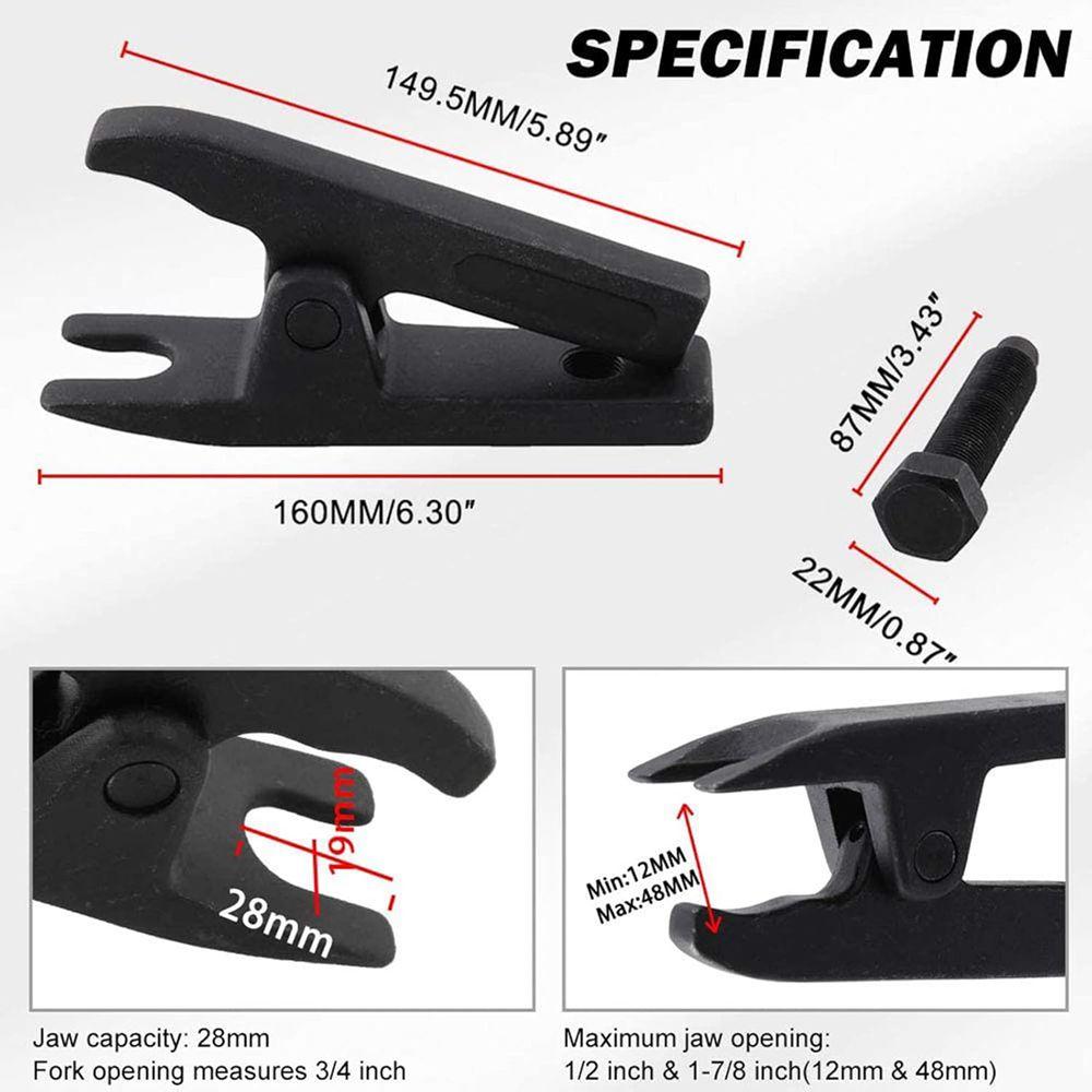 Европейский японский съемник шаровых опор Автомобильный регулируемый сепаратор шаровых опор Съемник Многофункциональный съемник Инструмент для снятия Съемник Remov