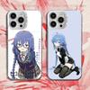 Чехол для телефона iPhone 16,15,14,13,12,11,Pro,XS,Max,Plus,Mini,SE M-Mushoku Tensei Roxy Белый Конфетный Матовый Ударопрочный Чехол