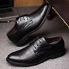 Spring Leather Shoes Men's Formal Best Man Large Size Shoes Versatile Casual Wedding Shoes Comfortable Soft Sole Work Shoes