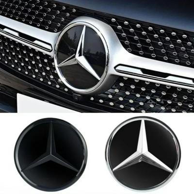 Автомобильная наклейка для Mercedes Benz 1 шт. для W253 GLE/GLC/GLS/CTS-класс 2016-2018 Звезда логотипа передней решетки значок mi