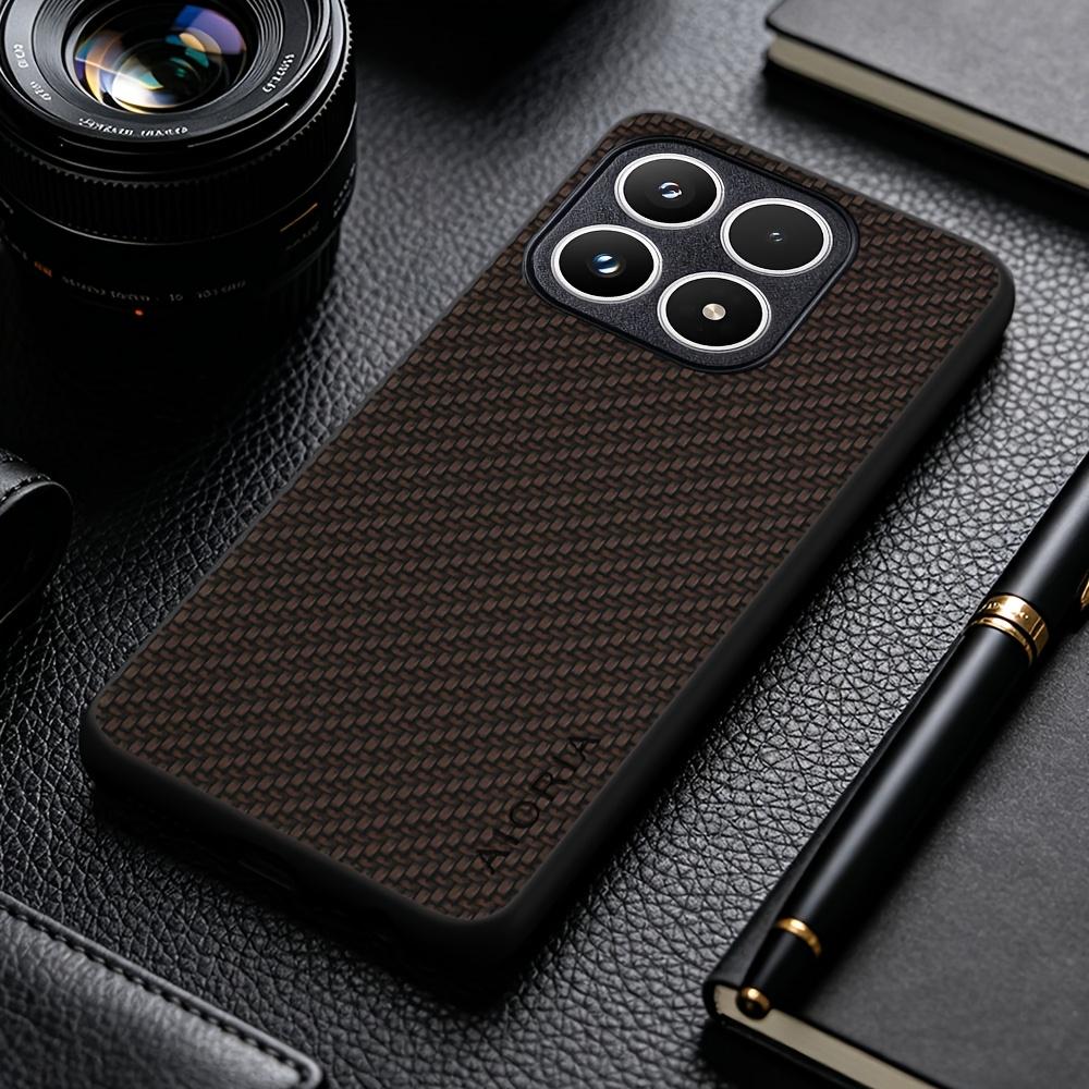Чехол для телефона: Новый стильный чехол в стиле Business Casual для телефона Xiaomi 17T Pro 17 Pro Max Ultra, искусственная карбоновая кожа, синтетическая кожа, чехол для телефона