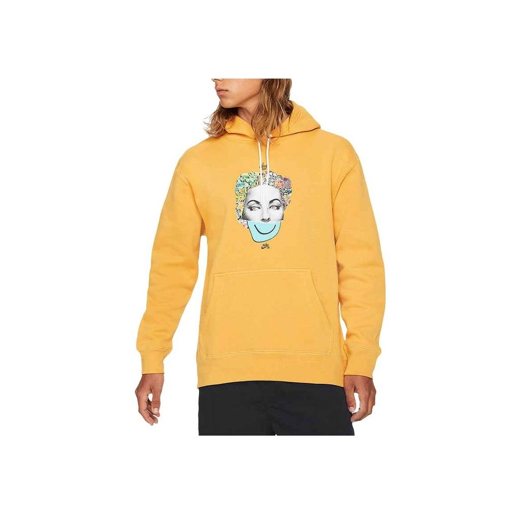 Nike SB X The Killing Floor Толстовка с графическим принтом Asian Edition Мужская толстовка с капюшоном желтая CW7152-213