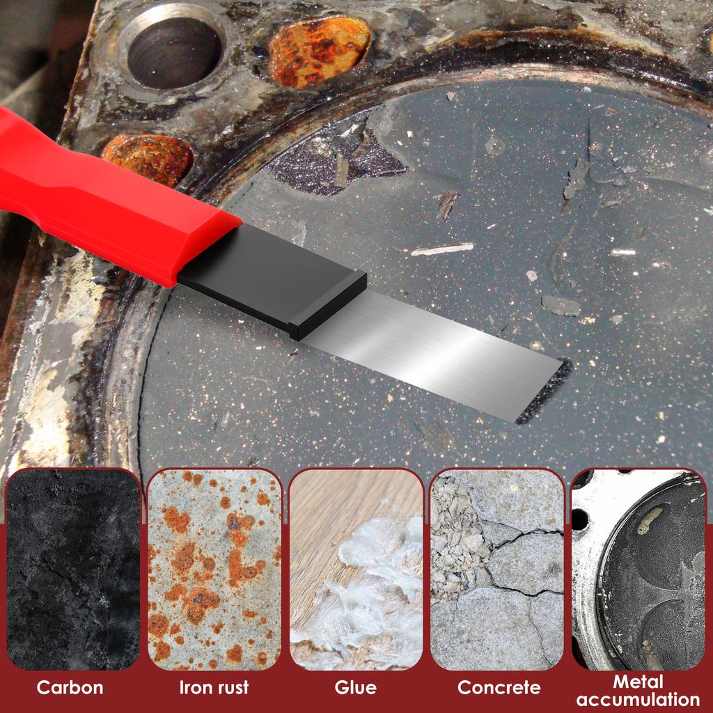 Набор карбидных скребков 2 шт. Скребок карбидный для удаления ржавчины Инструмент для удаления прокладок, нагара, лака, клея, бетона, ракушек