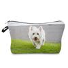 Women Dog Print Cosmetic Bag Toiletries Organize Travel Storage Case 6774