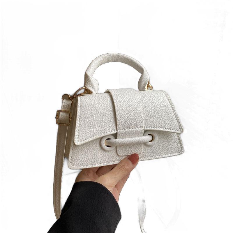 Portable Textured Small Bag, Premium Handbag, Women's 2025 New Mini Fashion Versatile Single Shoulder Messenger Small Square Bag