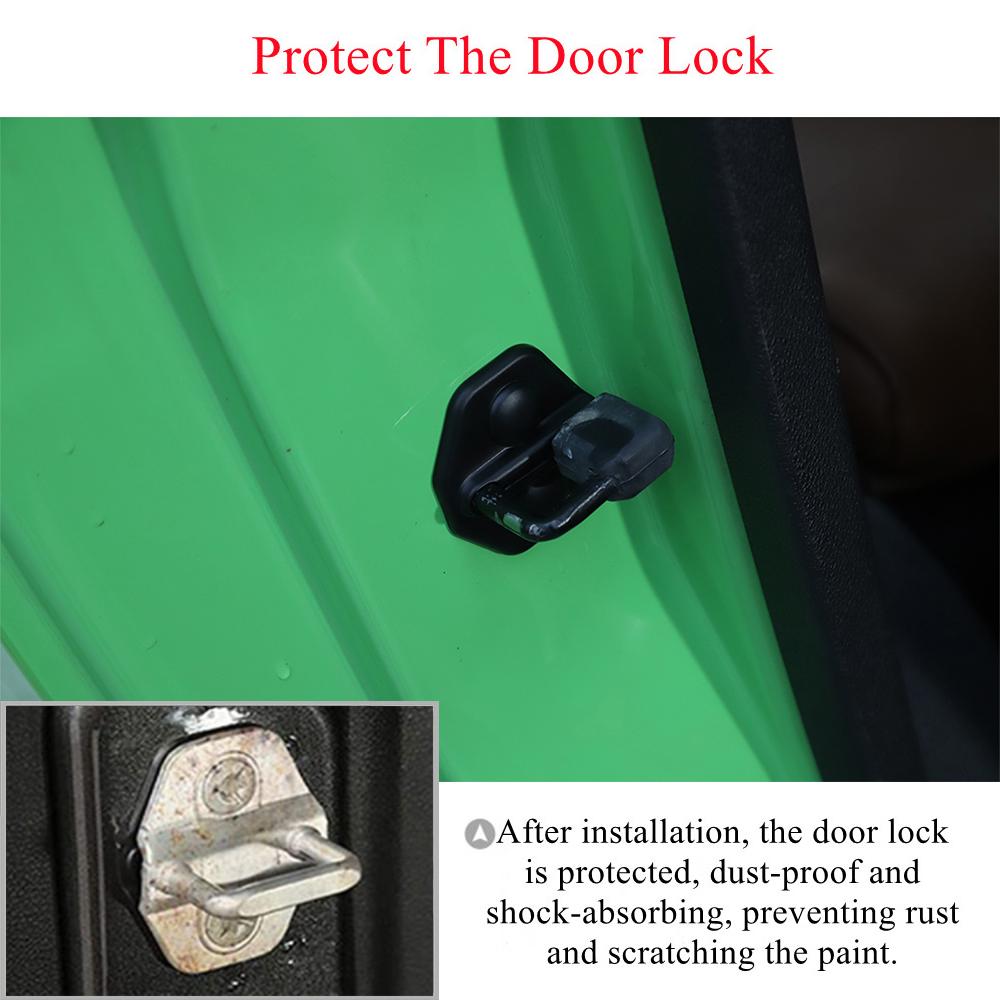 Защитный чехол с пряжкой дверного замка автомобиля, антикоррозийный чехол для дверного замка для Ford Mustang 2009 2010 2011 2012 2013, интерьер