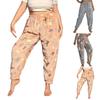 Ayollar pijama shimlari Pijama kiyimlari Kundalik torli elastik bel shimlari Rahat tekis yoga bo'sh shimlar