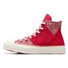 1970s Versatile Comfortable High-Top Canvas Sneakers Unisex Sneakers Red A08700C