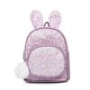 Cute Sequined Rabbit Ear Backpack Pu Material Suitable For Childrens Life Daily